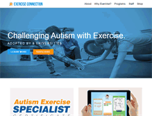 Tablet Screenshot of exerciseconnection.com